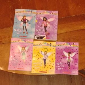 Scholastic Rainbow Fairies Book Collection - Pink, Purple, Blue